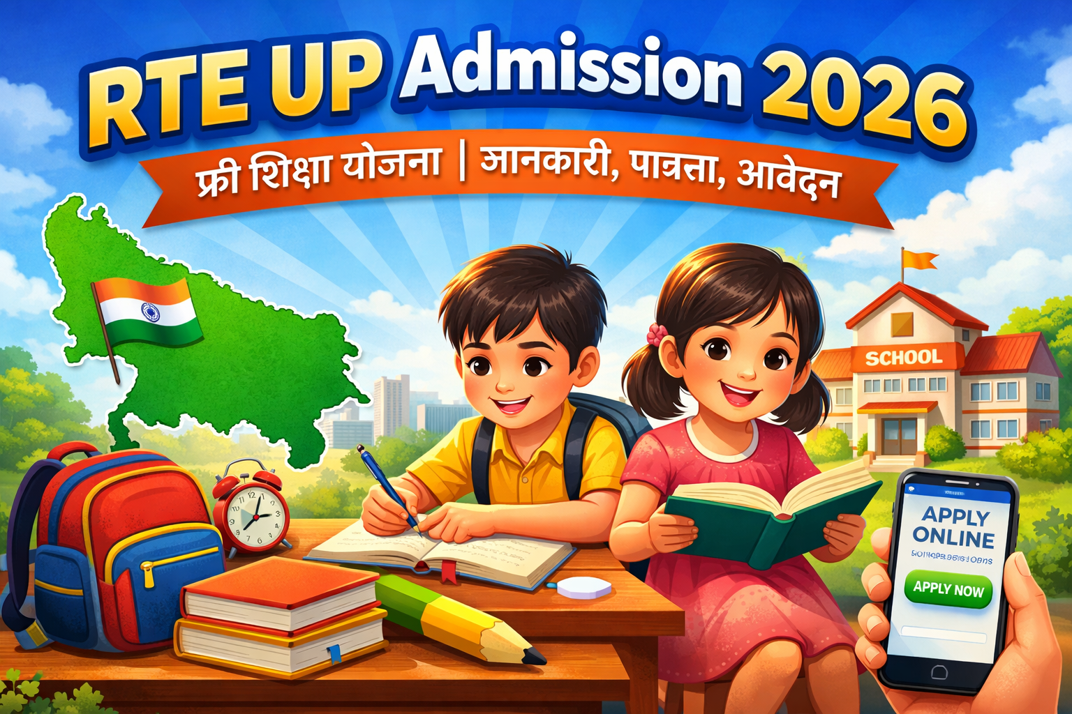 RTE UP Admission 2026: उत्तर प्रदेश RTE योजना शुरू, जानें पात्रता, लाभ और आवेदन प्रक्रिया
