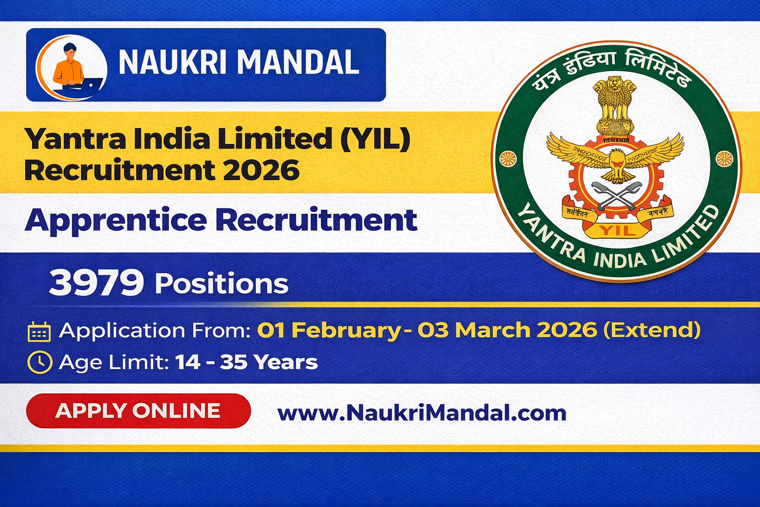 yantra-india-limited-apprentice-recruitment-2026