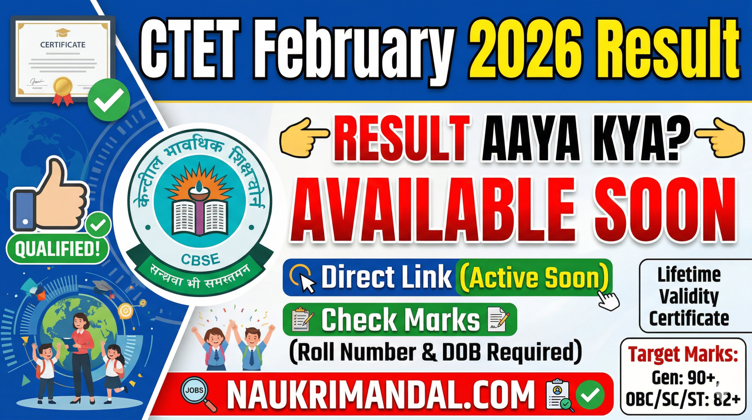 CTET February Result 2026