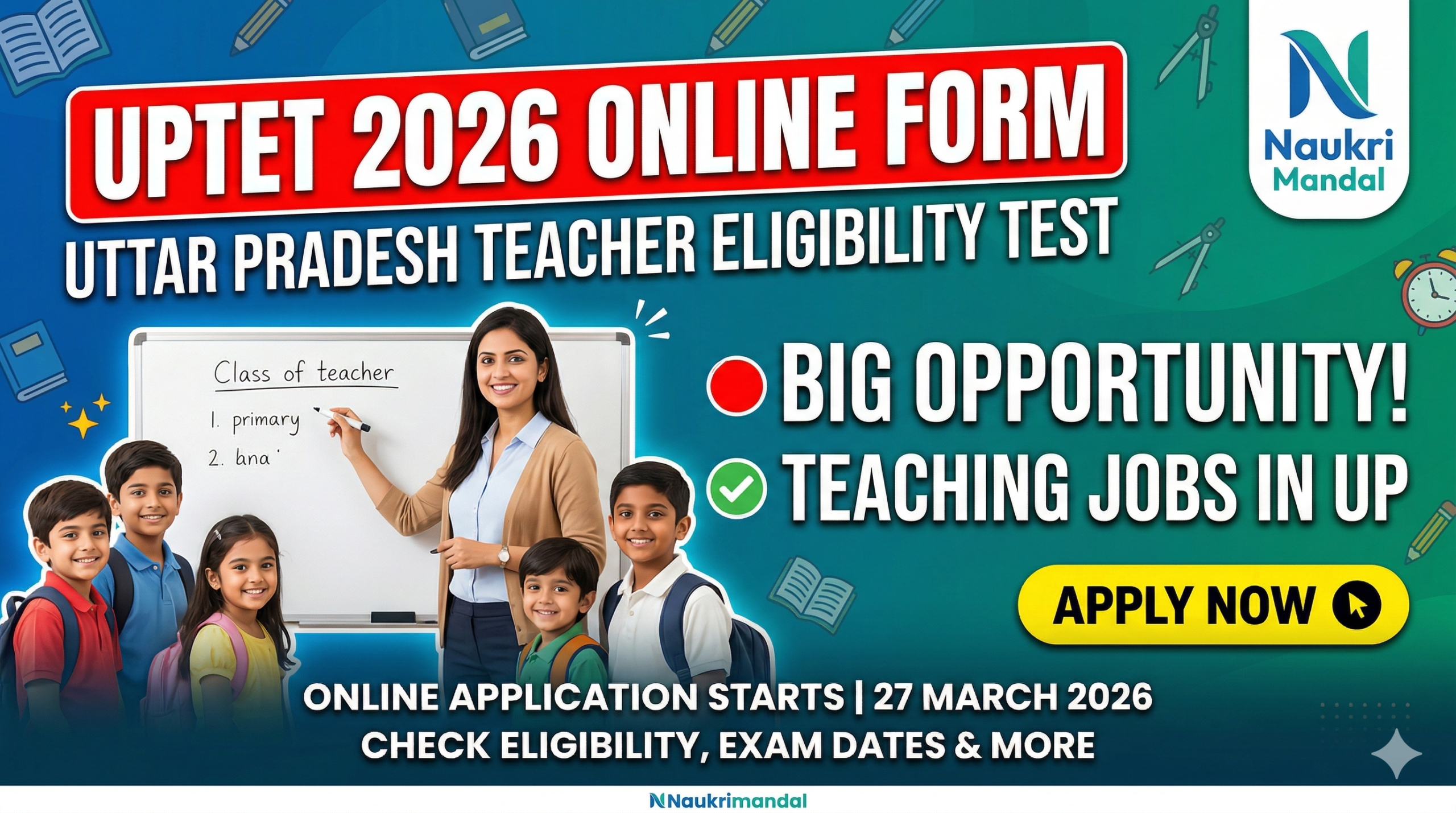 UPTET 2026 Online Form