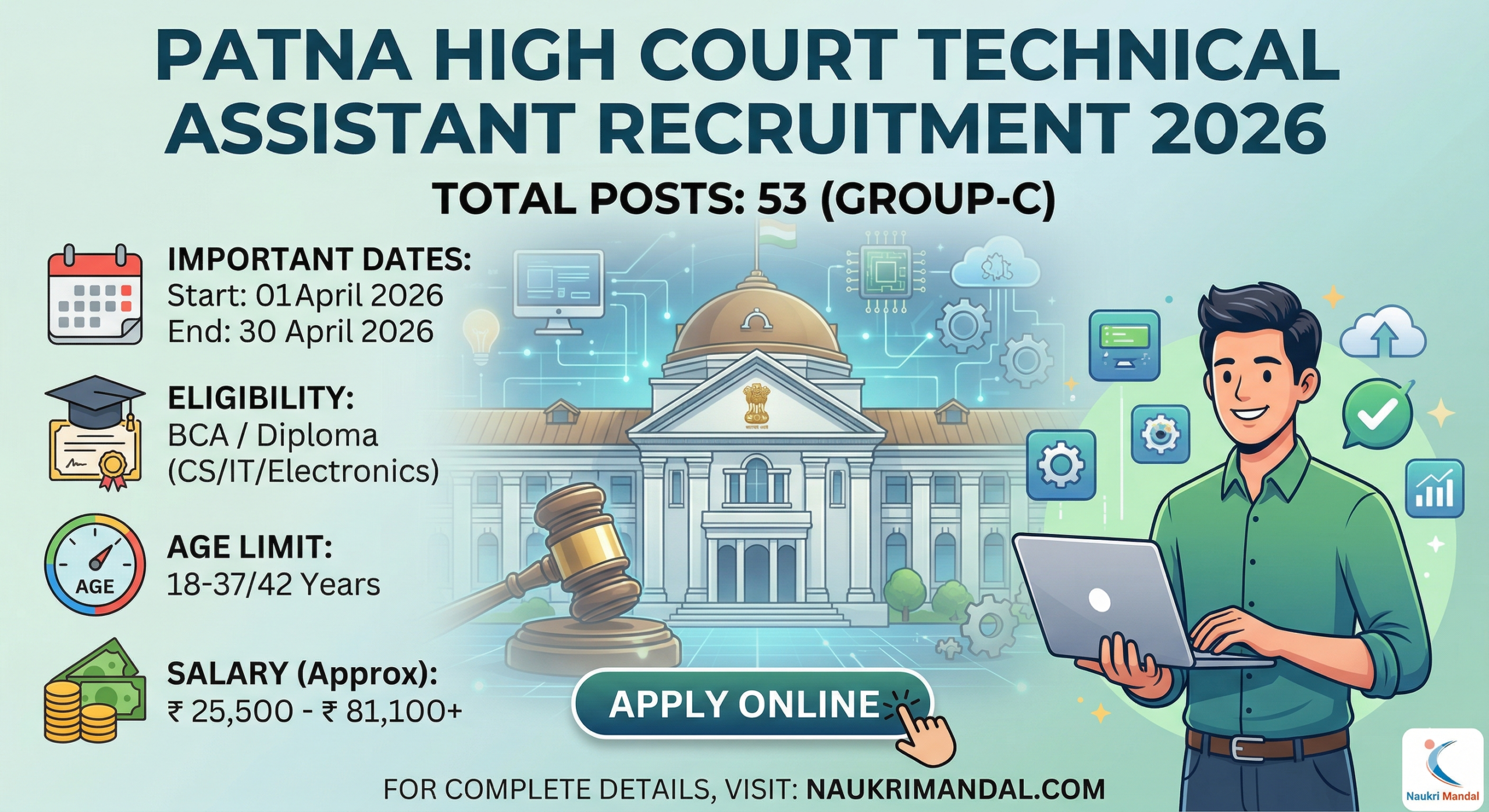 Patna High Court Technical Assistant Recruitment 2026